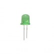 Everlight led lamp 8mm 393-2SYGD/S530-E2 yellow/green