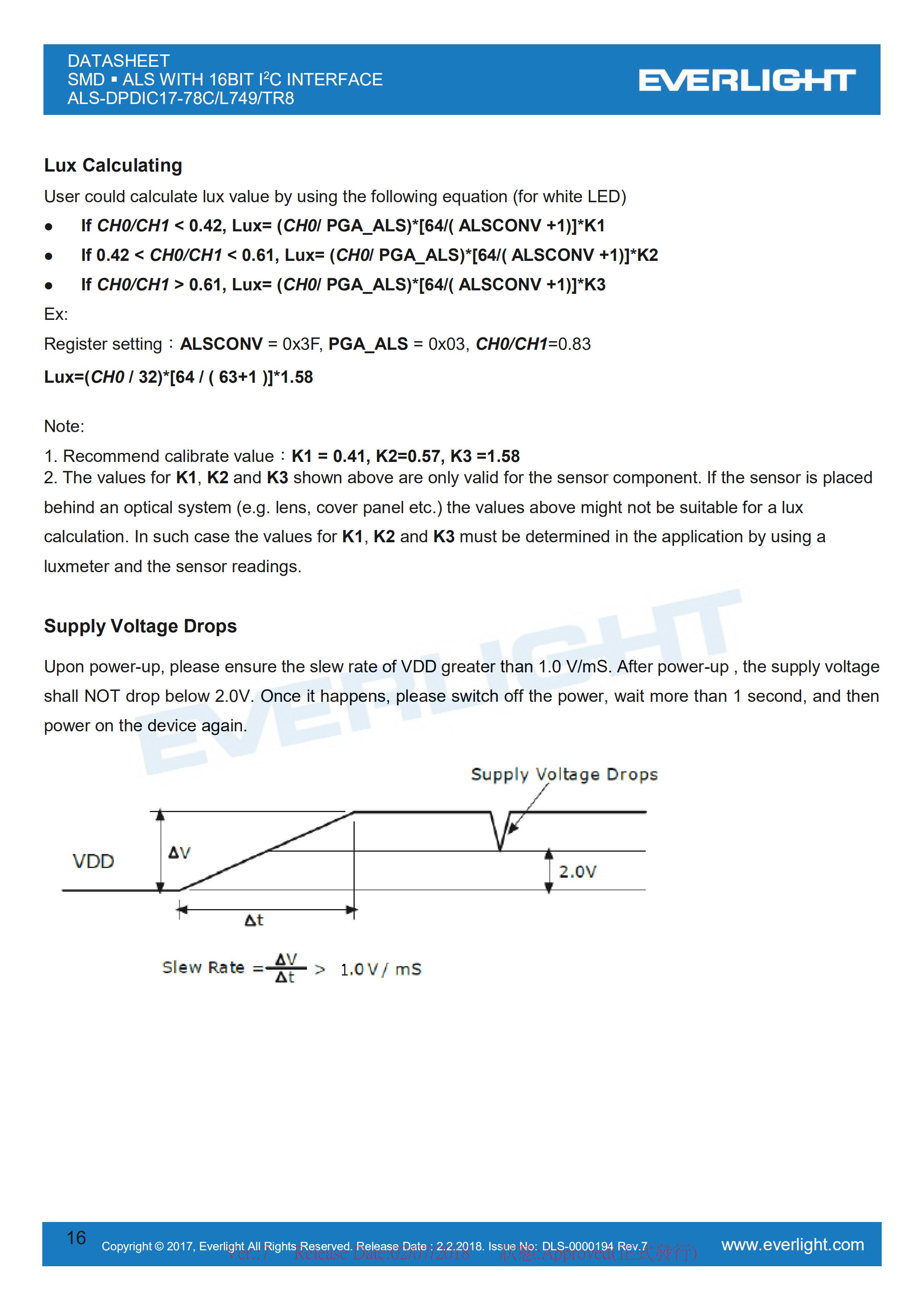 Everlight 0808 Ambient Light Sensor ALS-DPDIC17-78C/L749/TR8 Datasheet