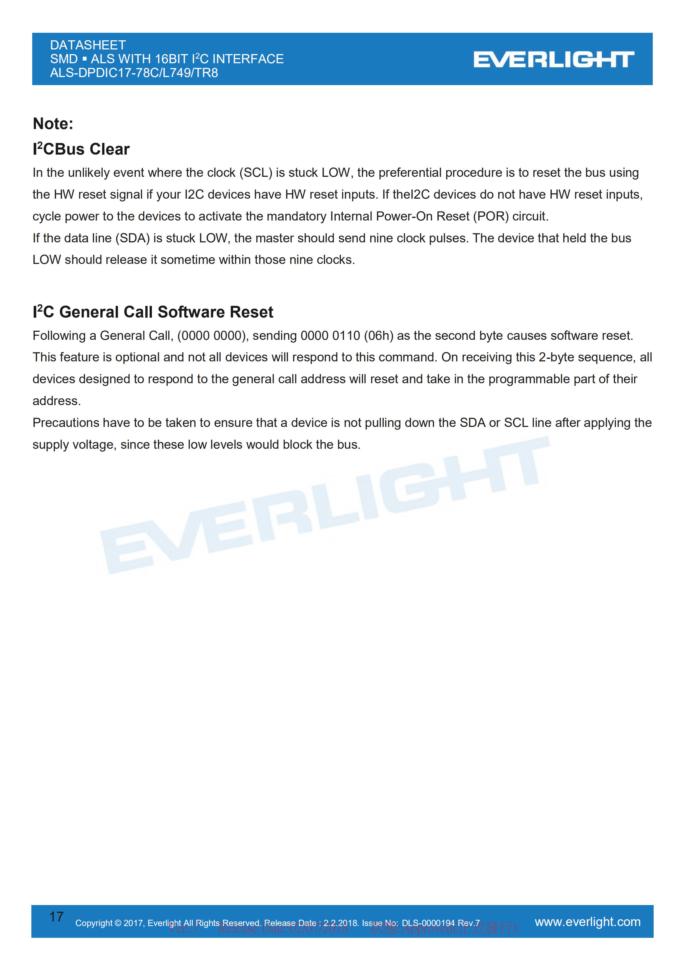 Everlight 0808 Ambient Light Sensor ALS-DPDIC17-78C/L749/TR8 Datasheet